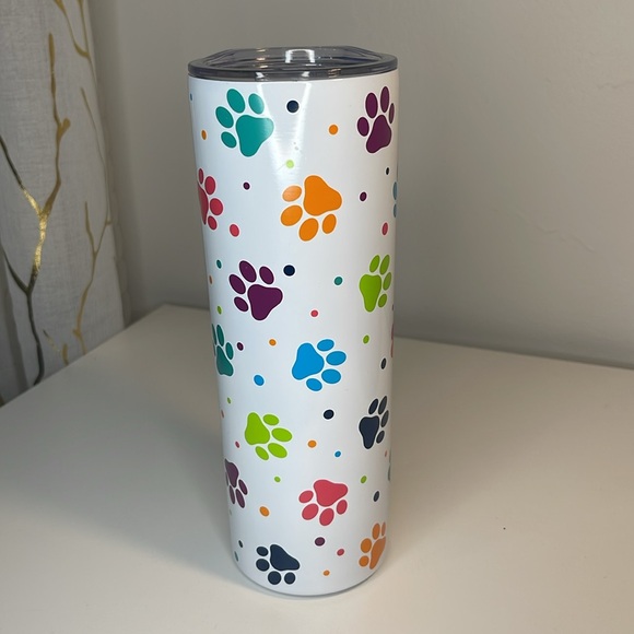 Paw Print 20 Ounce Tumbler with lid - Picture 3 of 7